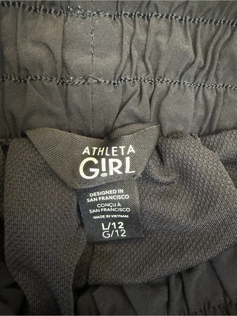 Athleta Black Kids Cargo Joggers with Flap Pockets